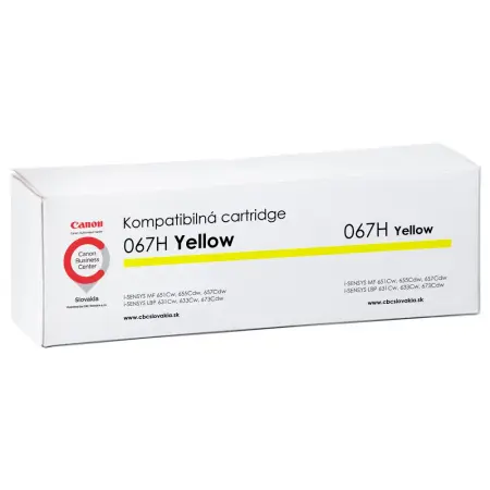 Kompatibilna cartridge 067H yellow