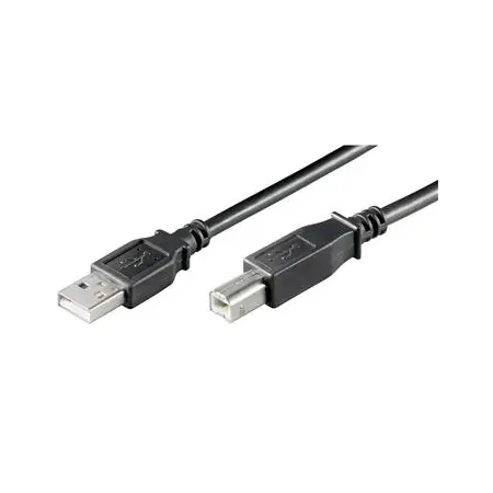 PremiumCord Kábel USB 2.0, A-B, 2m, čierny